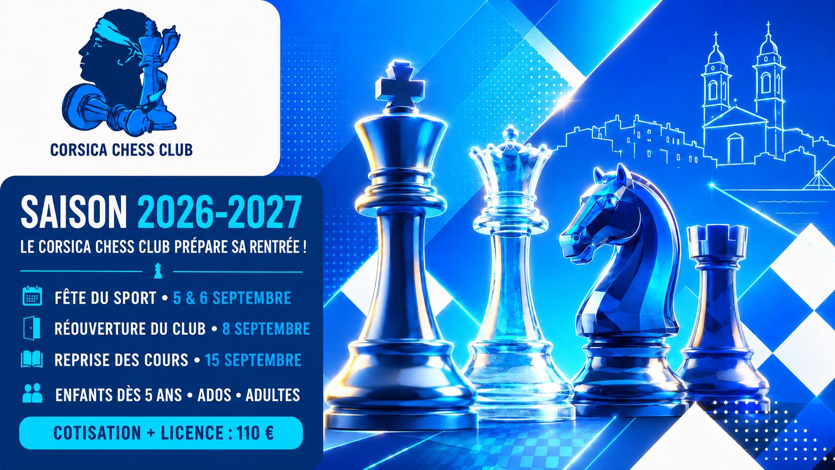 Le Corsica Chess Club prépare sa rentrée !